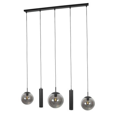 Steinhauer Design hanglampBollique 5-lichts zwart - 4847ZW
