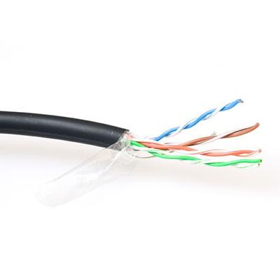 ACT FP790H CAT5E F/UTP LSZH Patchkabel Soepel Zwart - 100 meter