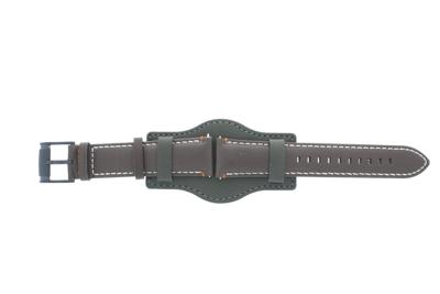 Horlogeband Fossil FS4917 Onderliggend Leder Bruin 22mm