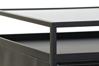 Hoofdtafel DKD Home Decor Metaal Kristal (120 x 60 x 40 cm) - thumbnail