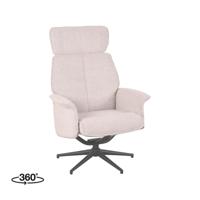 LABEL51 Fauteuil Verdal - Naturel - Boucle - Excl. Hocker - thumbnail