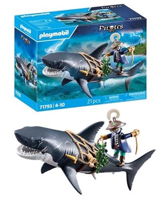PLAYMOBIL Pirates reuzenhaai met piraat 71793