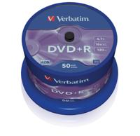 Verbatim 43550 DVD+R disc 4.7 GB 50 stuk(s) Spindel - thumbnail