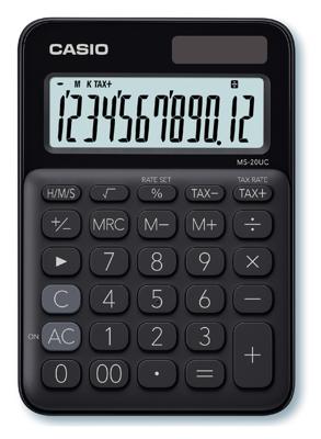 Rekenmachine casio ms-20uc zwart