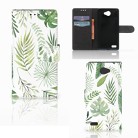 LG Bello 2 Hoesje Leaves - thumbnail