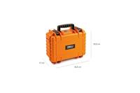 B & W International Outdoor-koffer outdoor.cases Typ 3000 32.6 l (b x h x d) 365 x 295 x 170 mm Oranje 3000/O/SI - thumbnail