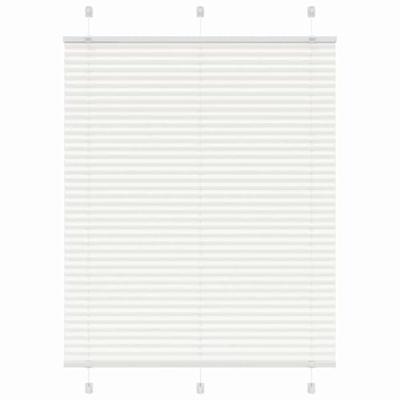 Pliss rolgordijn 110x100cm stofbreedte 109,4cm polyester wit