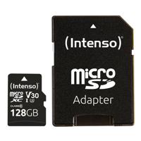 Intenso Professional microSDXC-kaart 128 GB Class 10, UHS-I Incl. SD-adapter - thumbnail