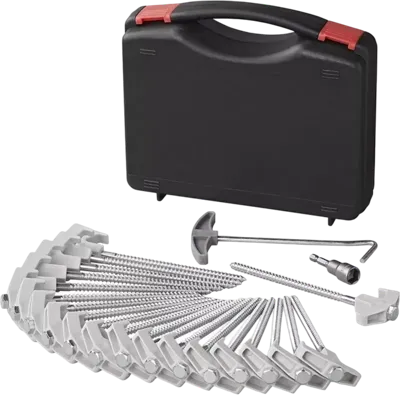 Redwood Tentharingen Set In Koffer 20 Stuks