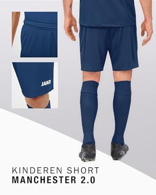 JAKO 4400K Short Manchester 2.0 Kids - Navy - 164
