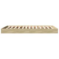 Bedframe zonder matras hout sonoma eikenkleurig 100x200 cm - thumbnail