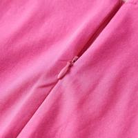 Kinderjurk met ijsjesprint 128 felroze - thumbnail