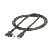 USB-C-kabel Startech RUSB31CC1MBR Zwart 1 m - thumbnail