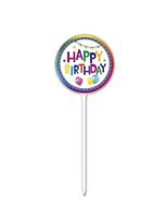 Cocktailprikkers Happy Birthday - 12 Stuks - thumbnail