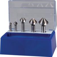 Promat/Tecwerk Set verzinkboren | DIN 335 C 90 graden | 6,3-25 mm | HSS | 5-delig kunststofbox - 4000865208 - thumbnail