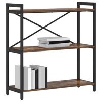 Boekenkast Gerookt eiken 80 x 30 x 83 cm Spaanplaat - thumbnail