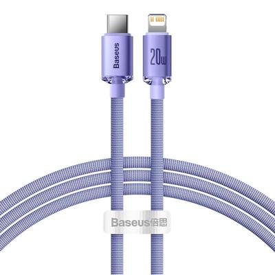 Kabel USB-C naar Lightning Baseus CAJY000205 Paars 1,2 m