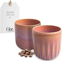 Villeroy & Boch Mokken Perlemor Coral - 290 ml - 2 stuks - thumbnail