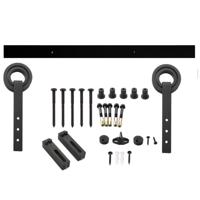 Intersteel Schuifdeursysteem modern mat zwart - thumbnail