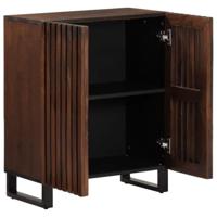 Dressoir 60x34x75 cm massief mangohout bruin - thumbnail