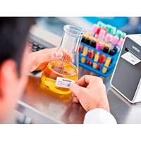 Q-CONNECT etiketten, wit, rechte hoeken, 38,1 x 21,2 mm, 100 vel, 65 etiketten per vel - thumbnail