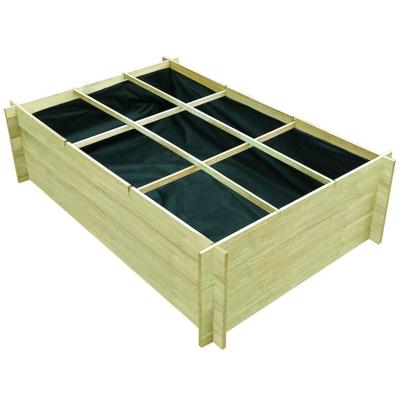 vidaXL Plantenbak verhoogd 150x100x40 cm geïmpregneerd hout vidaXL Plantenbak verhoogd 150x100x40 cm geïmpregneerd hout