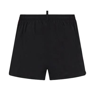Dsquared2 Tape Logo Zwembroek Heren Zwart/Rood - Maat XL - Kleur: RoodZwart | Soccerfanshop