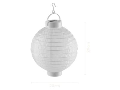 LIVARNO Solar lampion (rond/wit)