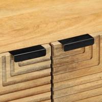 Salontafel 80x50x40 cm massief mangohout bruin - thumbnail