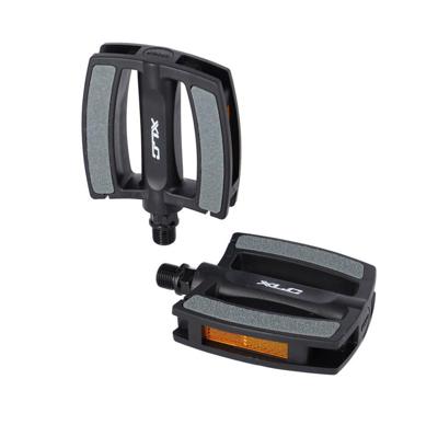 XLC Pedaal city/comfort pvc zw/gry pdc20 stel