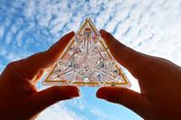 Recent Toys Pyraminx crystal le breinbreker puzzel - thumbnail