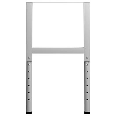 Werkbankframes verstelbaar 2 st 55x(69-95,5) cm metaal grijs