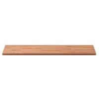 Wastafelblad 80x40x1,5 cm massief beukenhout - thumbnail