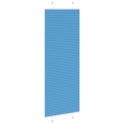 Pliss rolgordijn 70x200 cm stofbreedte 69,4 cm polyester blauw