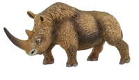 Safari speeldier woolly rhinoceros junior 17 x 8 cm bruin - thumbnail