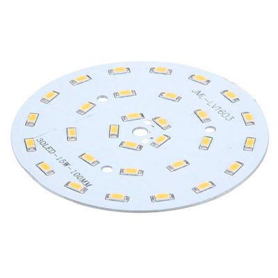 5 STÜCK 15W SMD 5730 Warm witte aluminium basis licht paneel 30 LEDs 1350 LM 3000-6500K Diameter: 100mm