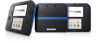 Nintendo 2DS (Black Blue) - thumbnail