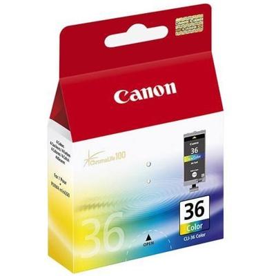 Canon Inktcartridge CLI-36 Origineel Cyaan, Magenta, Geel 1511B001