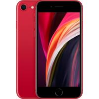 Refurbished iPhone SE 2020 64 GB Rood Als nieuw - thumbnail