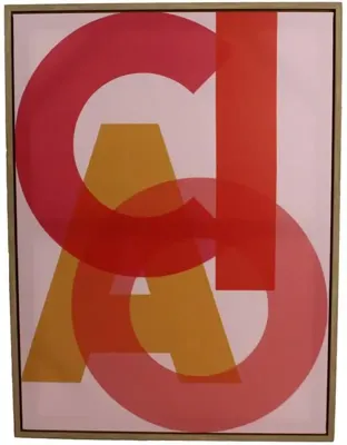 Kersten wanddecoratie papier ciao 60x3.8cm multi