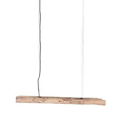 LABEL51 Hanglamp 'Woody' Hout, 4-lamps