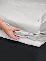 Essenza Satin Hoeslaken Silver - thumbnail