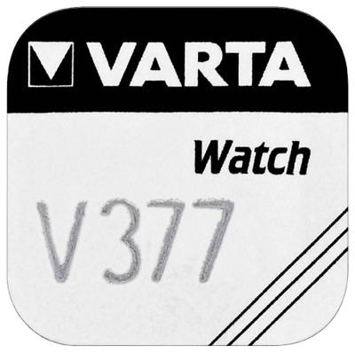 Varta Zilveroxide Batterij SR66 | 1.55 V DC | 27 mAh | Zilver | 10 stuks - VARTA-V377 VARTA-V377