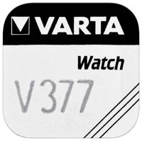 Varta v377 knoopcel batterij zilver - thumbnail