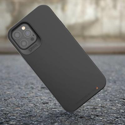 Gear4 Holborn Slim - Achterzijde behuizing voor mobiele telefoon - polycarbonaat, D3O, thermoplastic polyurethaan (TPU) - zwart - ultraslank ontwerp - voor Apple iPhone 12 mini
