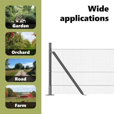 VidaXL Afrasteringspaal grijs 25 x 0,4 m (16 x 16 mm gaas)