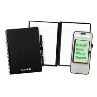 Notitieboek bambook zwart a5 lijn 40pag uitwisb - thumbnail