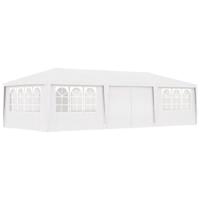 VidaXL Partytent met zijwanden professioneel 90 g/m² 4x9 m wit - thumbnail