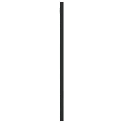 VidaXL Wandspiegel rechthoekig 20x50 cm ijzer zwart