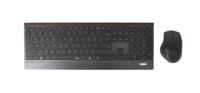 Rapoo 9500M Multi-mode Wireless Ultra-slim Combo Set Zwart - thumbnail